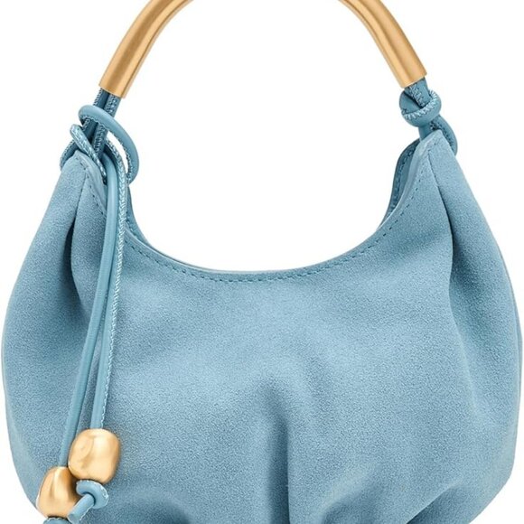 Madewell Handbags - NWT Madewell The Camren Mini Bag Blue Suede